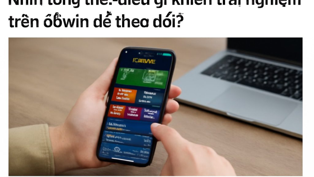 Nhìn tổng thể: điều gì khiến trải nghiệm trên 68win dễ theo dõi? Minh họa: Nhìn tổng thể: điều gì khiến trải nghiệm trên 68win dễ theo dõi?