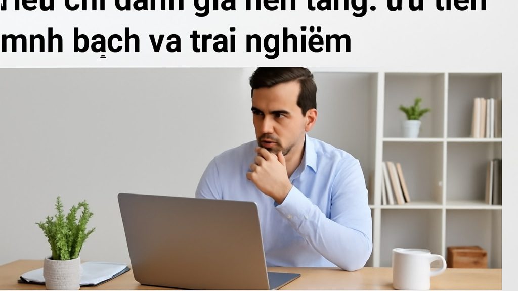 Tiêu chí đánh giá nền tảng: ưu tiên minh bạch và trải nghiệm Minh họa: Tiêu chí đánh giá nền tảng: ưu tiên minh bạch và trải nghiệm